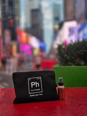 Pure Hazelle Cosmetics Bag with Signature logo