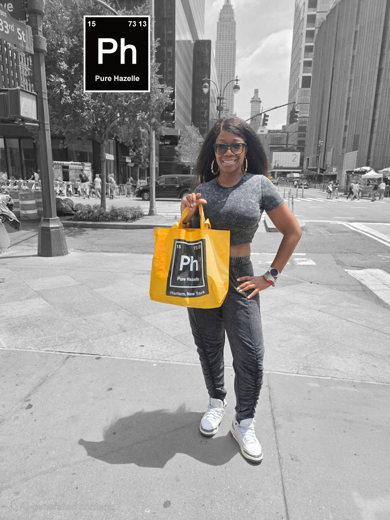 Pure Hazelle Coated Logo Tote