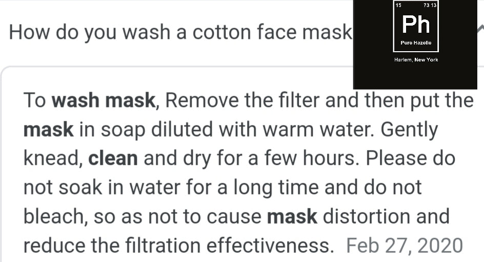 Pure Hazelle African Print Cotton Reusable Face Mask #Ph9