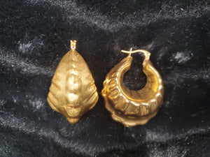 Pure Hazelle's Brass Earrings by Pure Hazelle