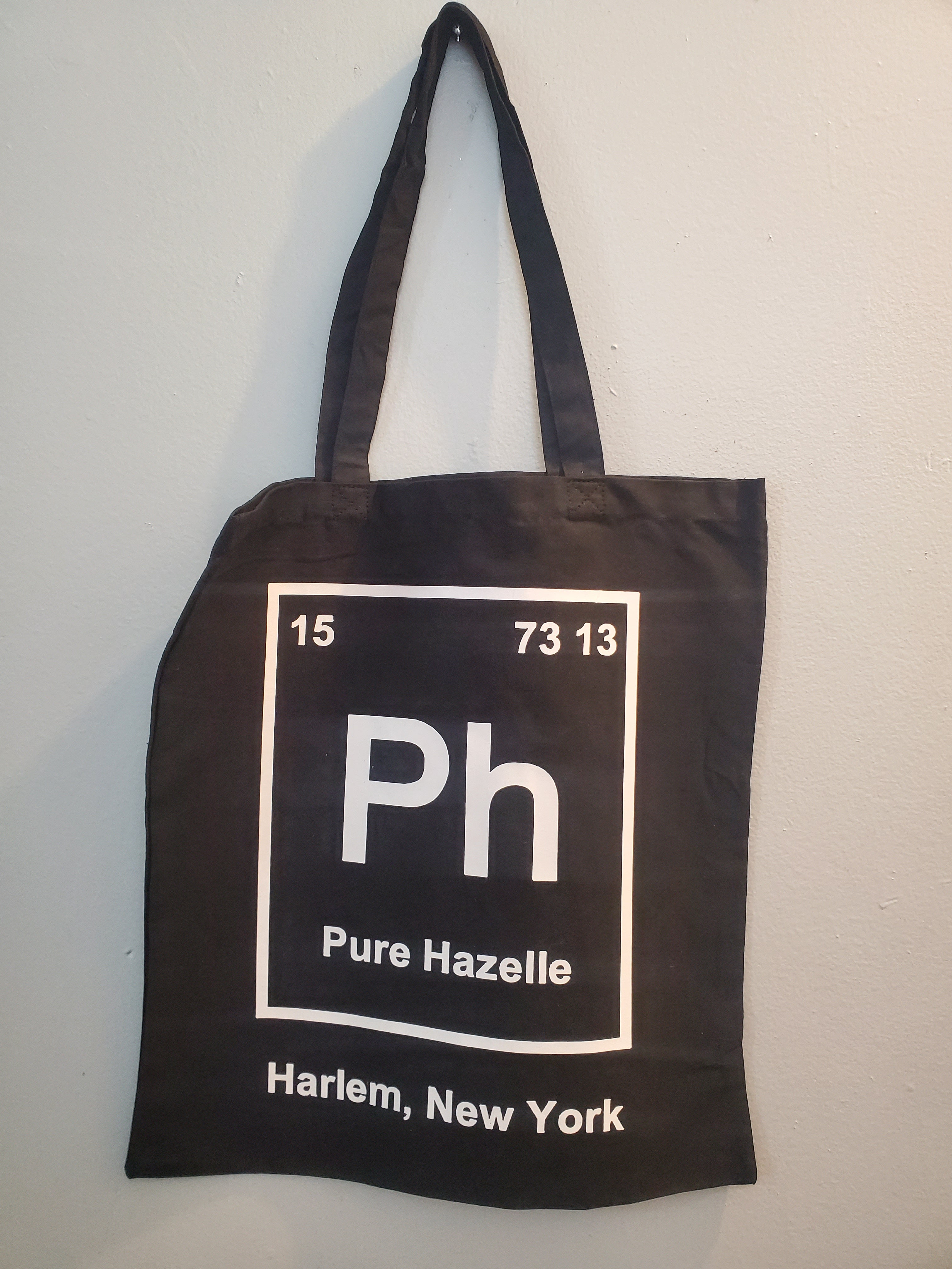 Pure Hazelle Signature Logo Tote Bag