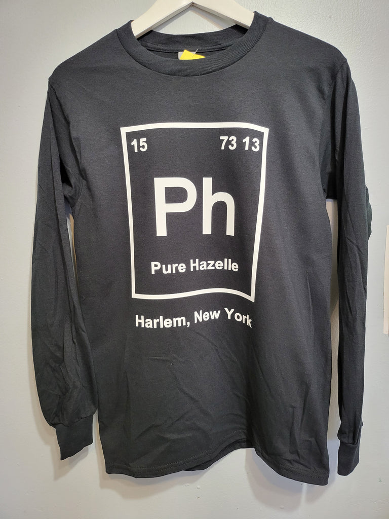 Pure Hazelle Logo_ Long Sleeve Tee Shirt